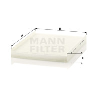 Фильтр салона MANN-FILTER CU 27 007
